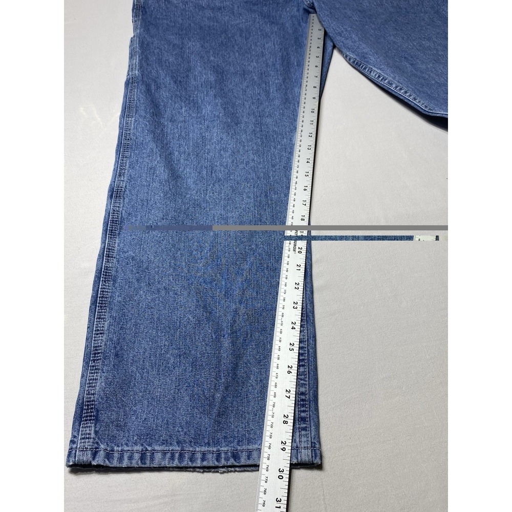 Lee Dungarees Carpenter Jeans 40x30 Relaxed Blue Utility Work Denim - Picture 7 of 9